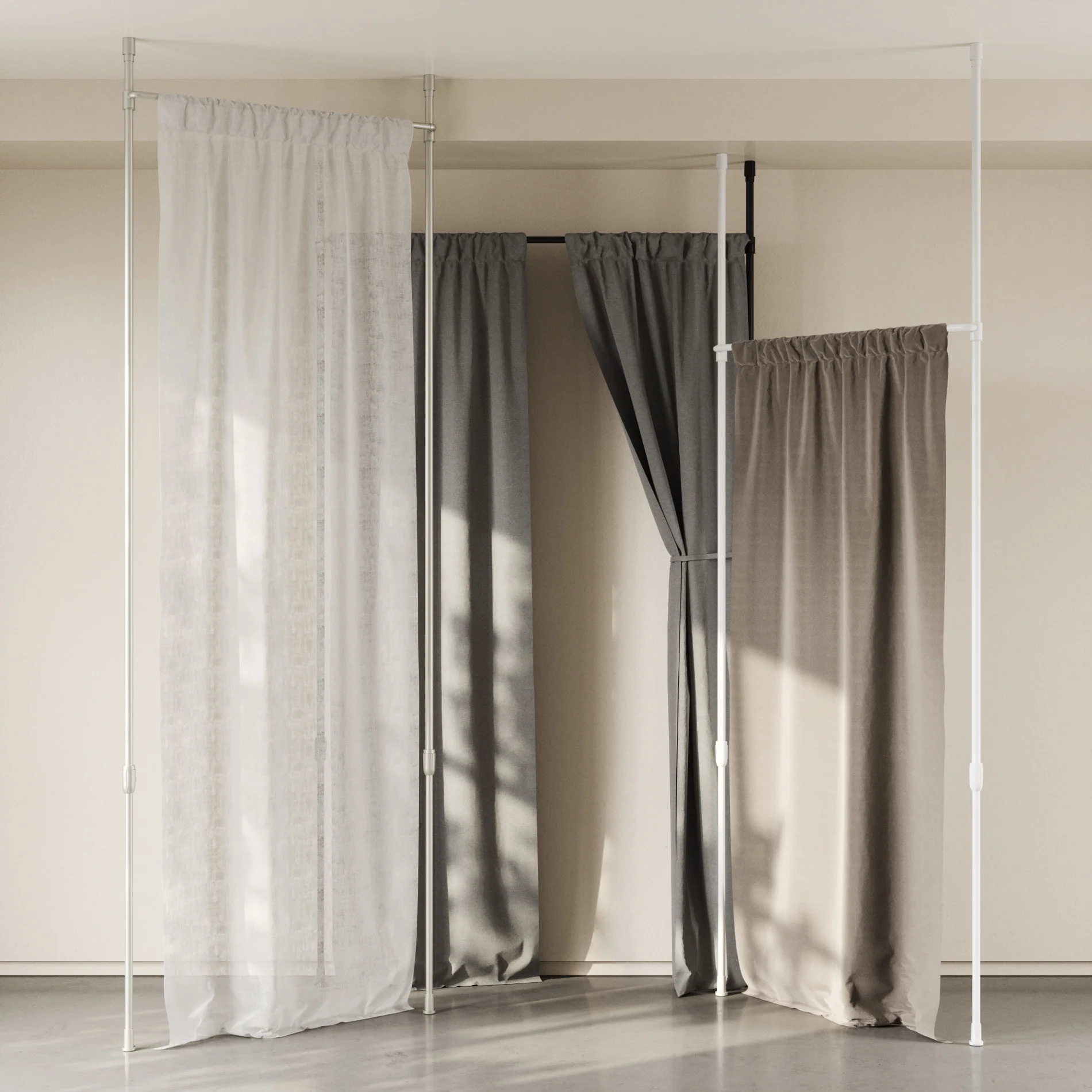 Anywhere Curtain Rod & Room Divider - Image 3