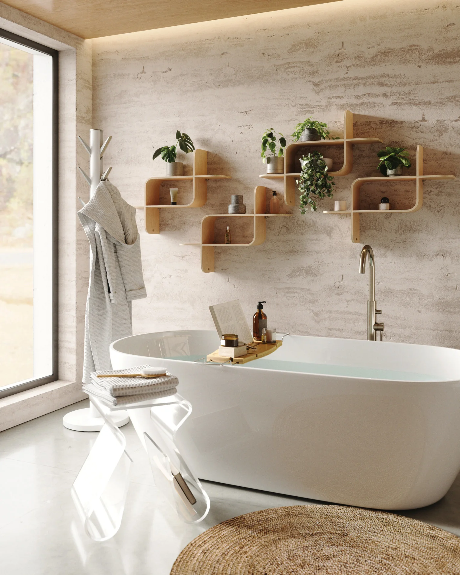 Aquala Bathtub Caddy & Tray - Image 6
