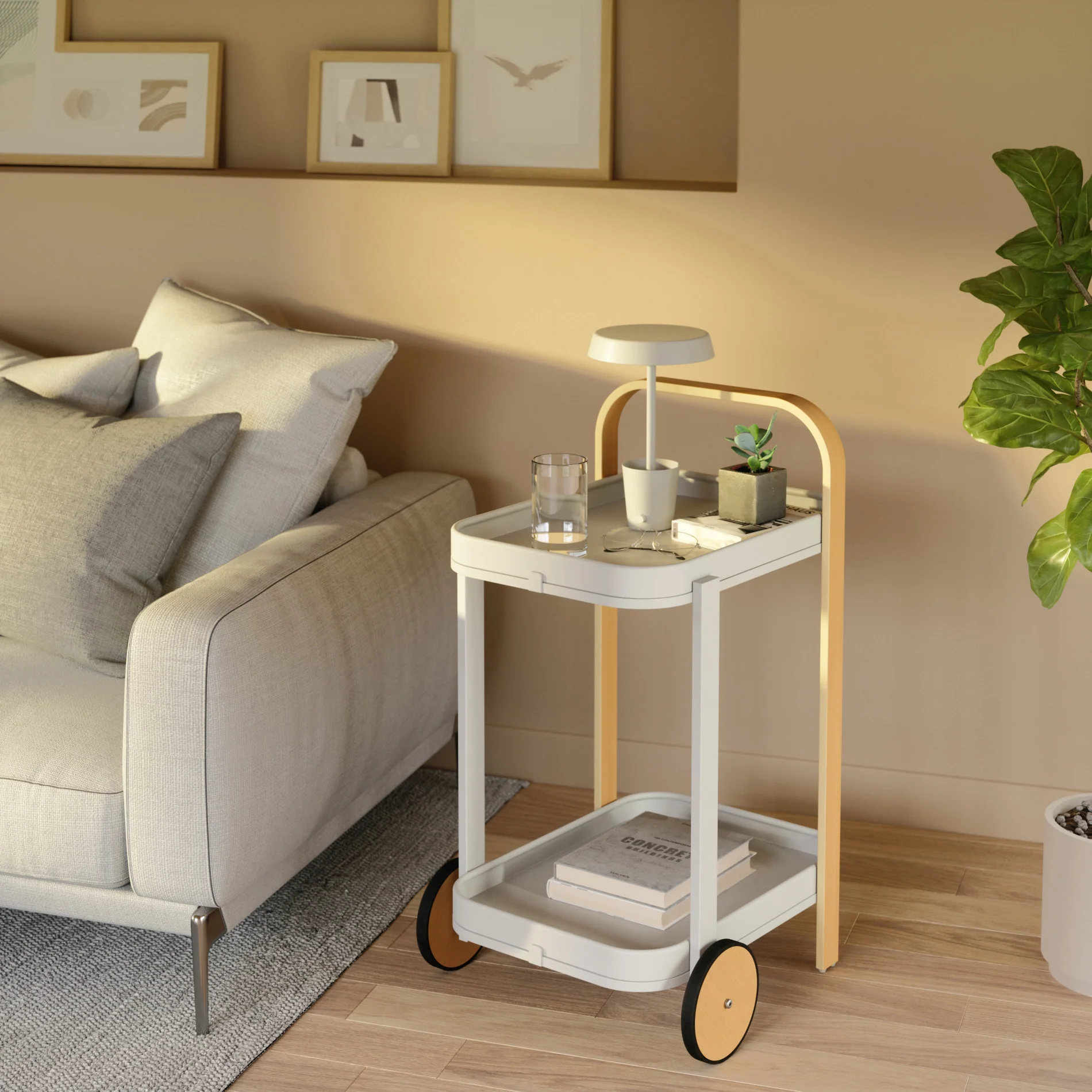 Bellwood Bar & Storage Cart - Image 13
