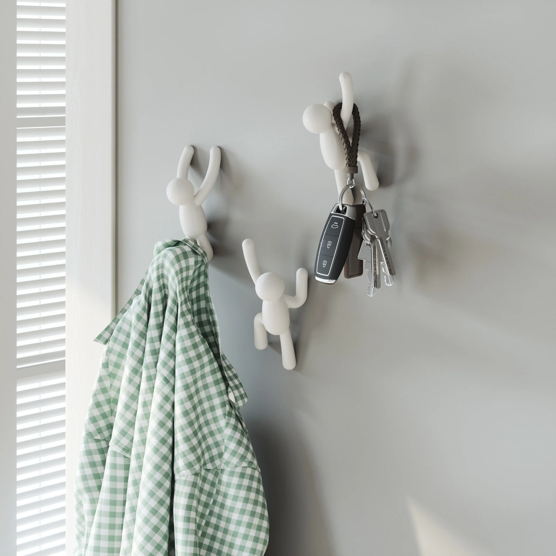 Buddy Wall Hooks, Set of 3 - Image 10
