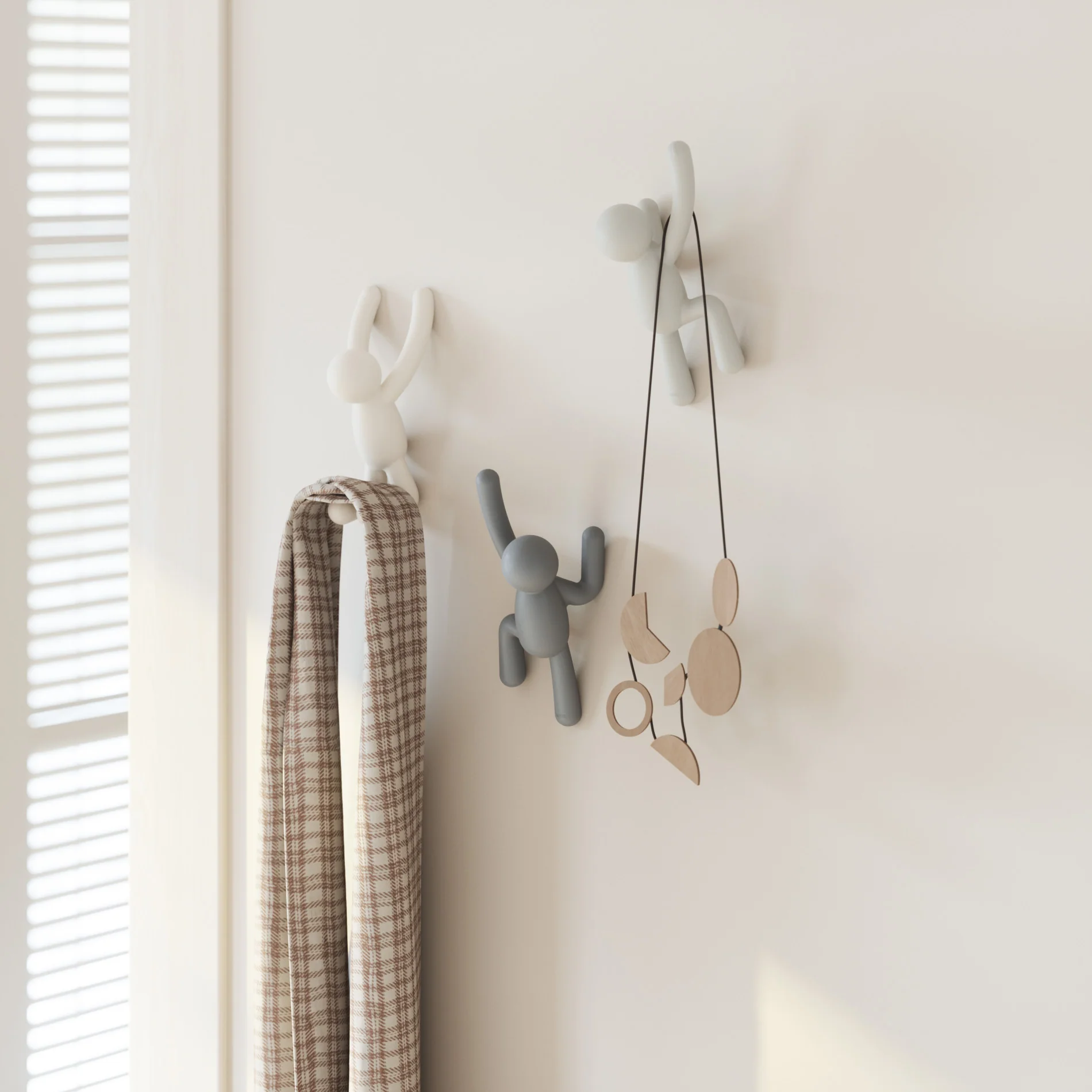 Buddy Wall Hooks, Set of 3 - Image 14