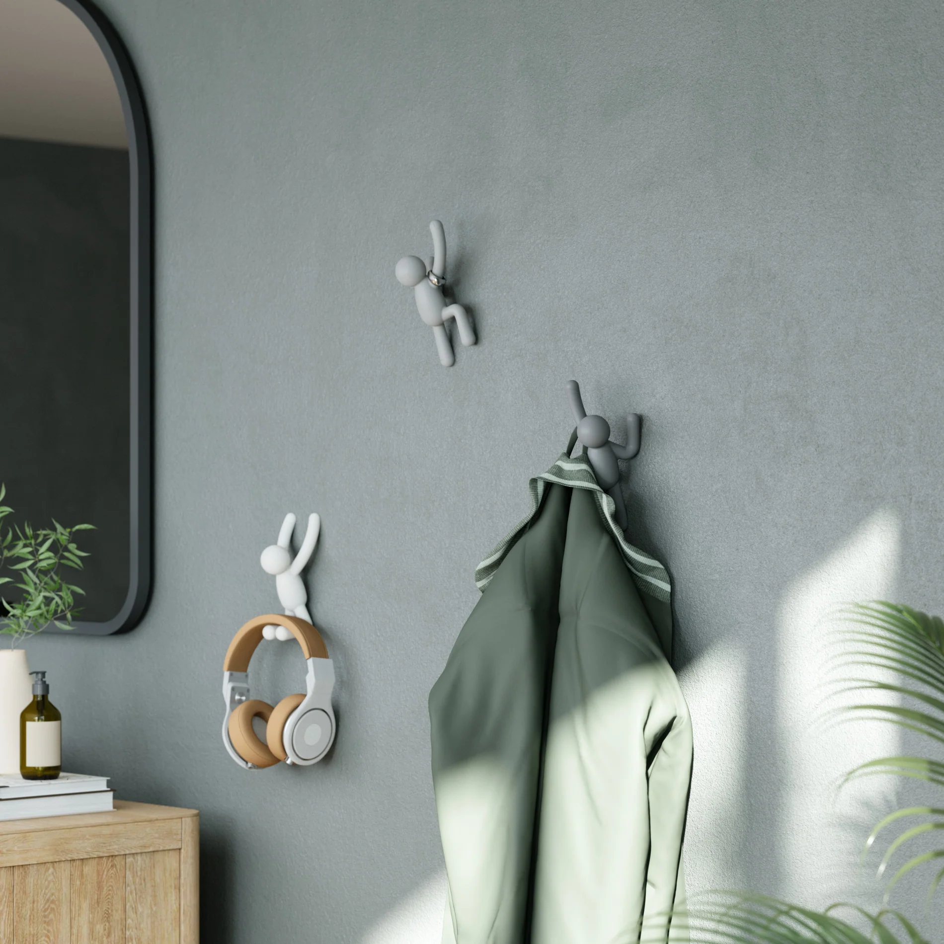 Buddy Wall Hooks, Set of 3 - Image 15