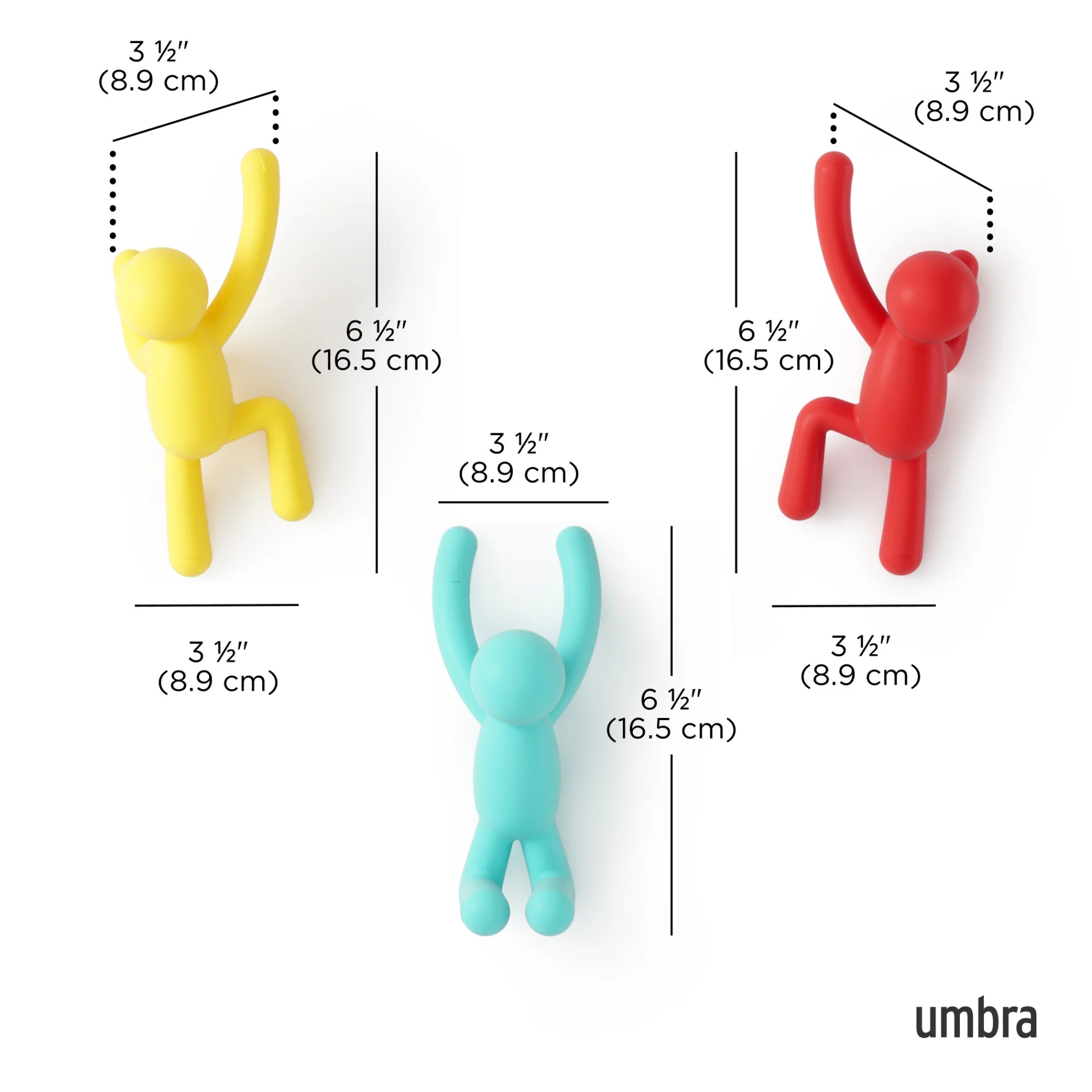 Buddy Wall Hooks, Set of 3 - Image 20