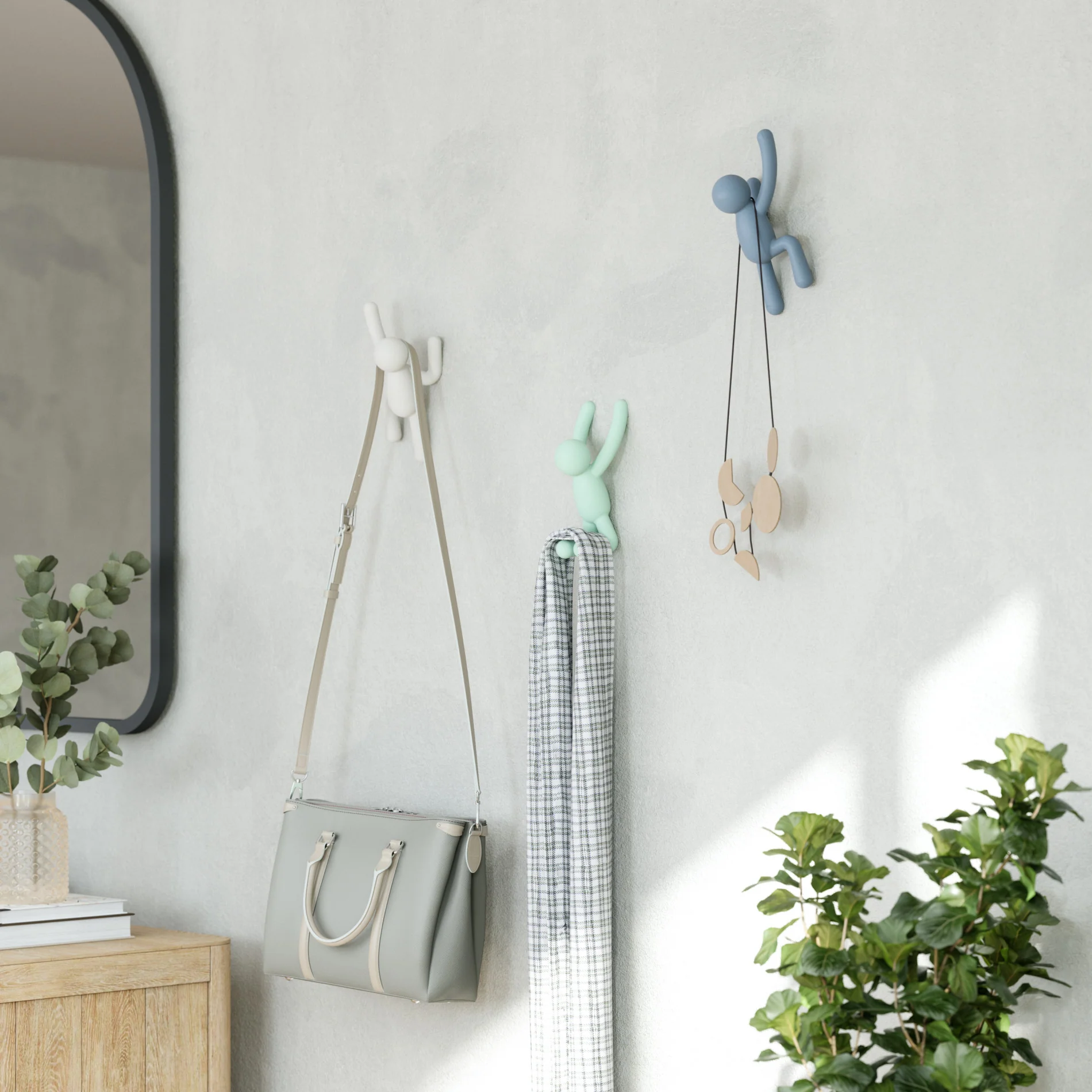 Buddy Wall Hooks, Set of 3 - Image 7