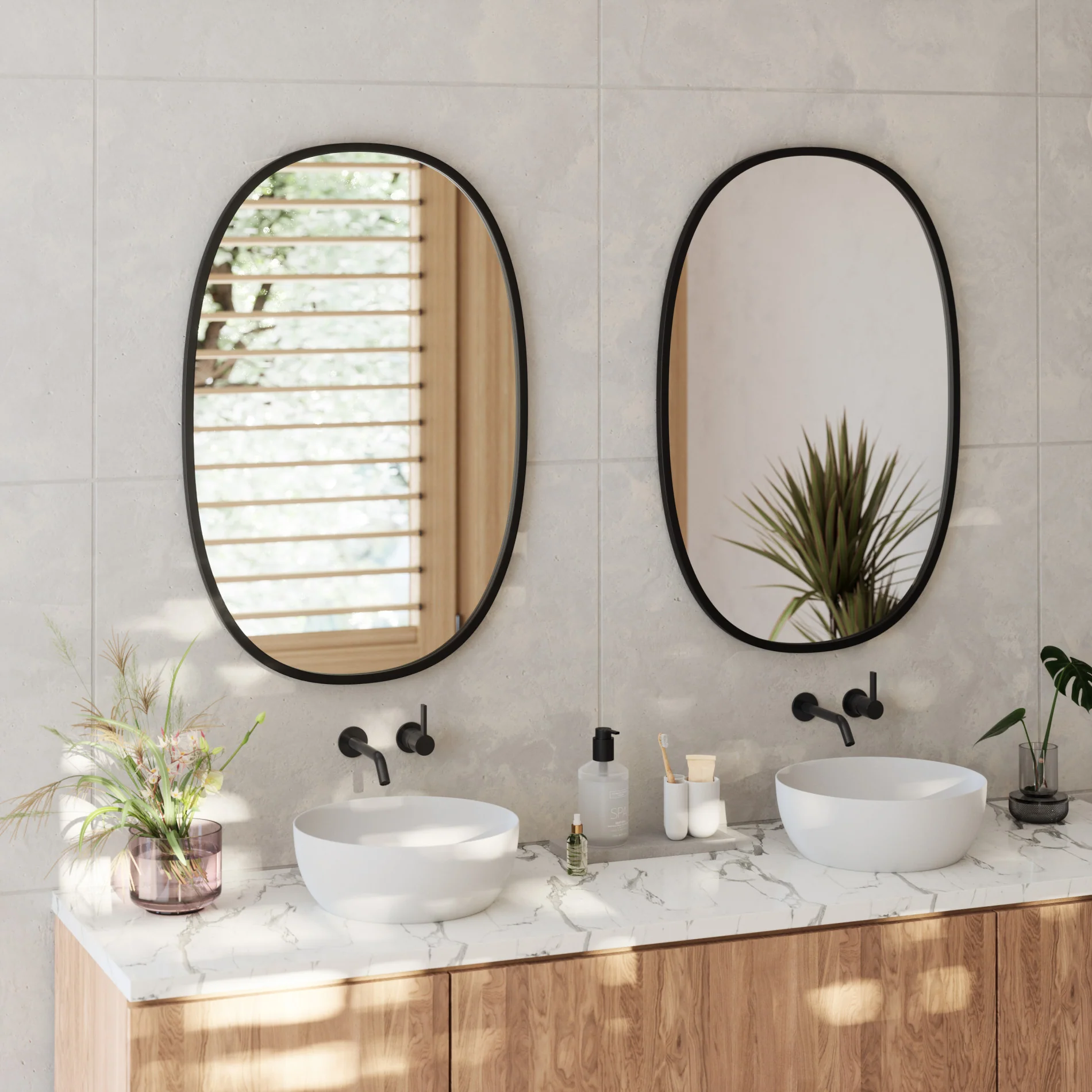 Hub Oval Wall Mirror - Image 3