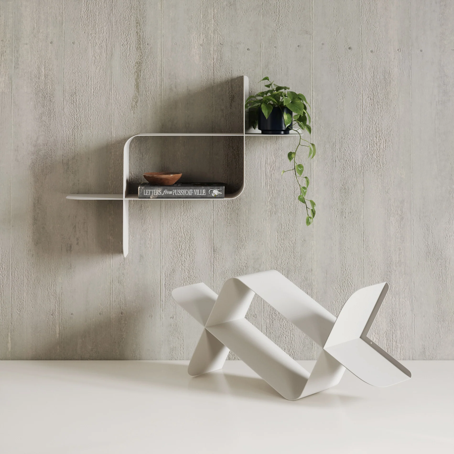 Montage Metal Wall Shelves, Set of 2 - Image 9